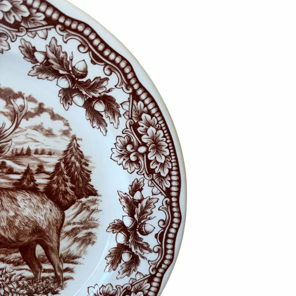 Royal Stafford Homeland STAG Porcelain Dinner Plates 11